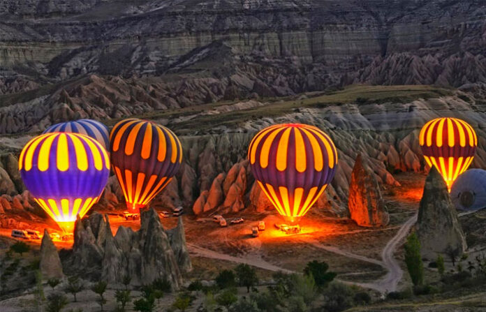 Где летают воздушные шары в Турции