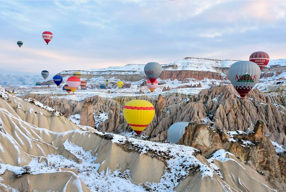 Воздушные шары Каппадокия зимой цена
