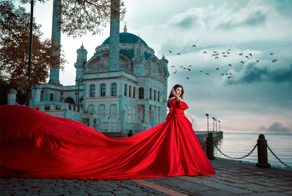 Летящие платья в Стамбуле