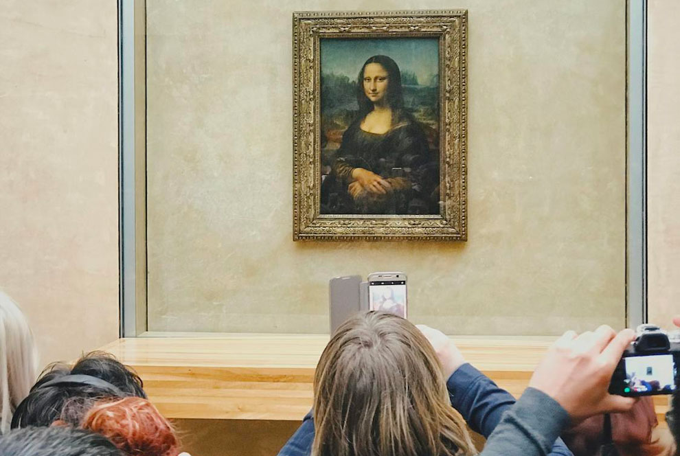 Мона Лиза в Париже