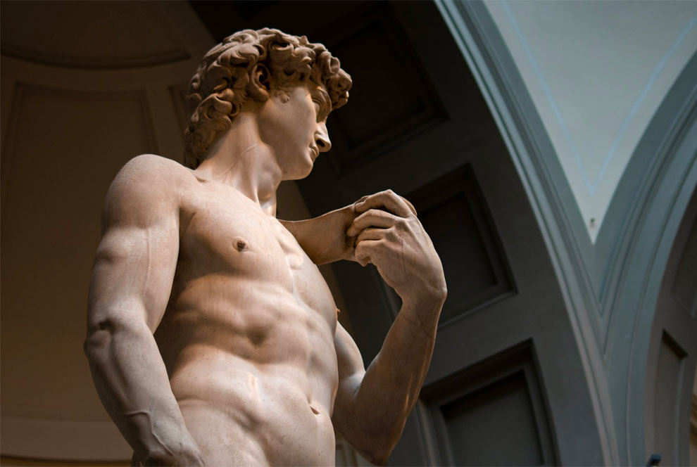 Статуя Давида Микелянджело во Флоренции